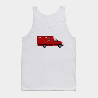 Red Los angeles privat ambulance Tank Top